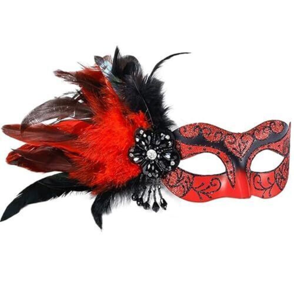 4106 Masquerade Mask Shiny Venetian Mask for Halloween Mardi Gras Costume